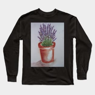 Lavender Pot Long Sleeve T-Shirt